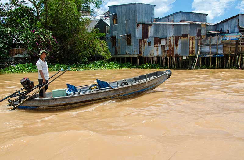 66 - Vietnam - delta del Mekong - barcos